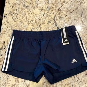NWT Adidas Navy Pacer Shorts